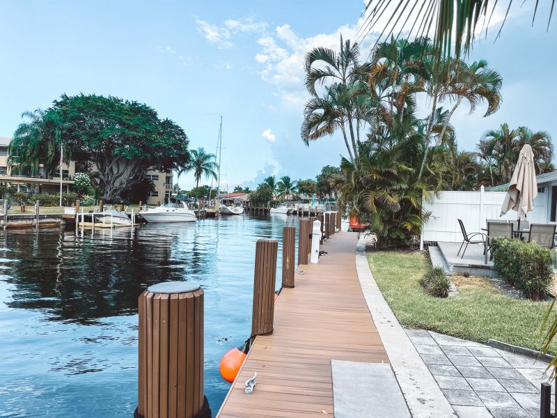 Dockage- Brand new Trex dock available with 2x50 amp and Water- FLL